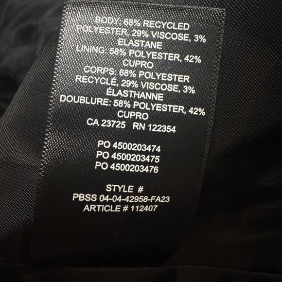 NWT Wilfred Aritzia Portale Admiral Blazer with Gold Emblem - Picture 3 of 12